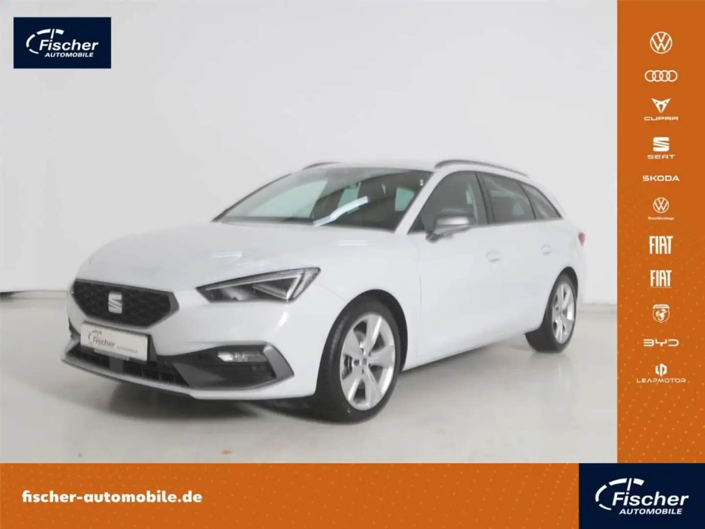 SEAT Leon Sportstourer 1.5 eTSI DSG FR LED/NAV/KAMERA Weiß - 1