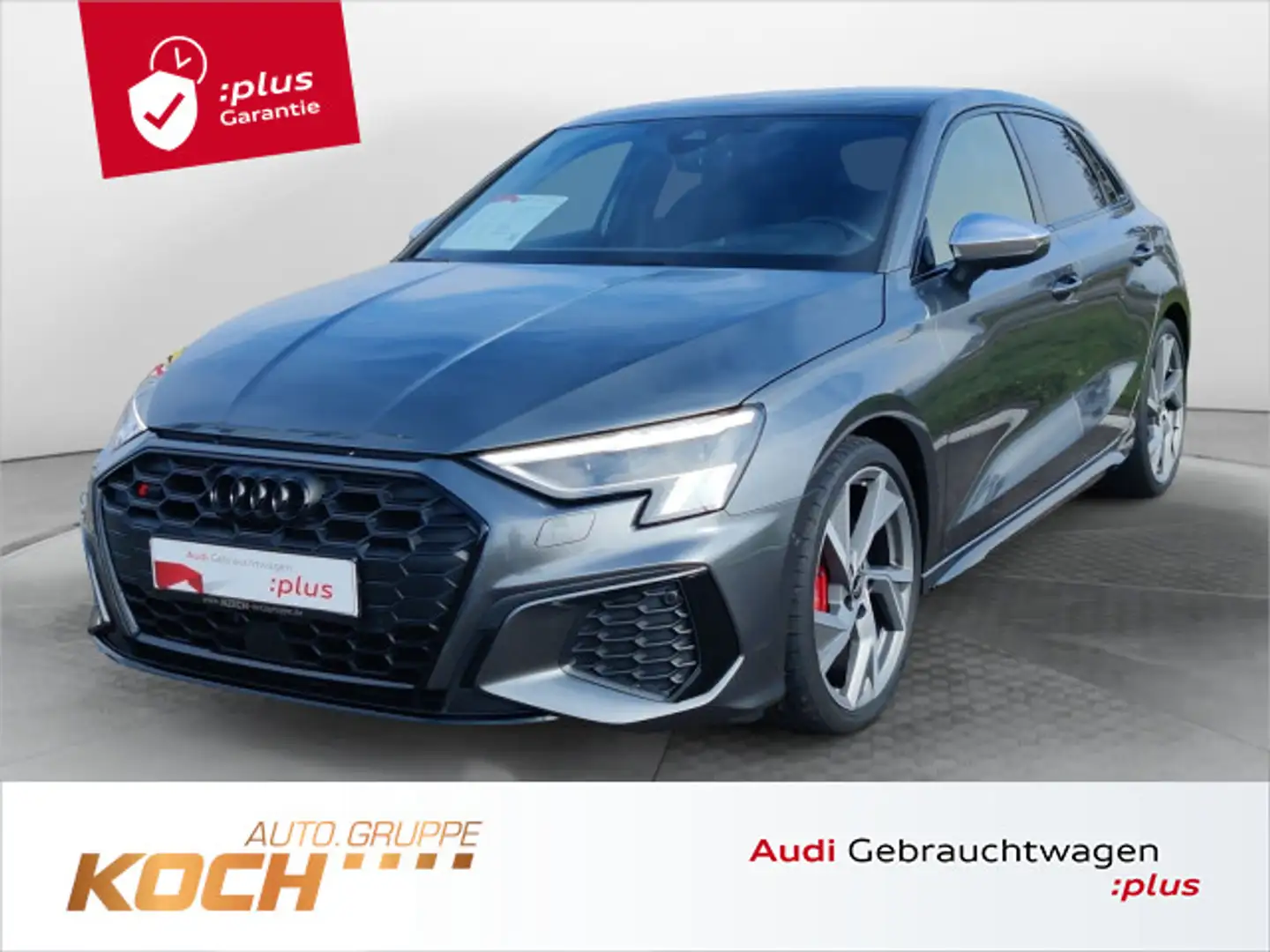 Audi S3 2.0 TFSI q. S-Tronic, Matrix, Pano, Grau - 1