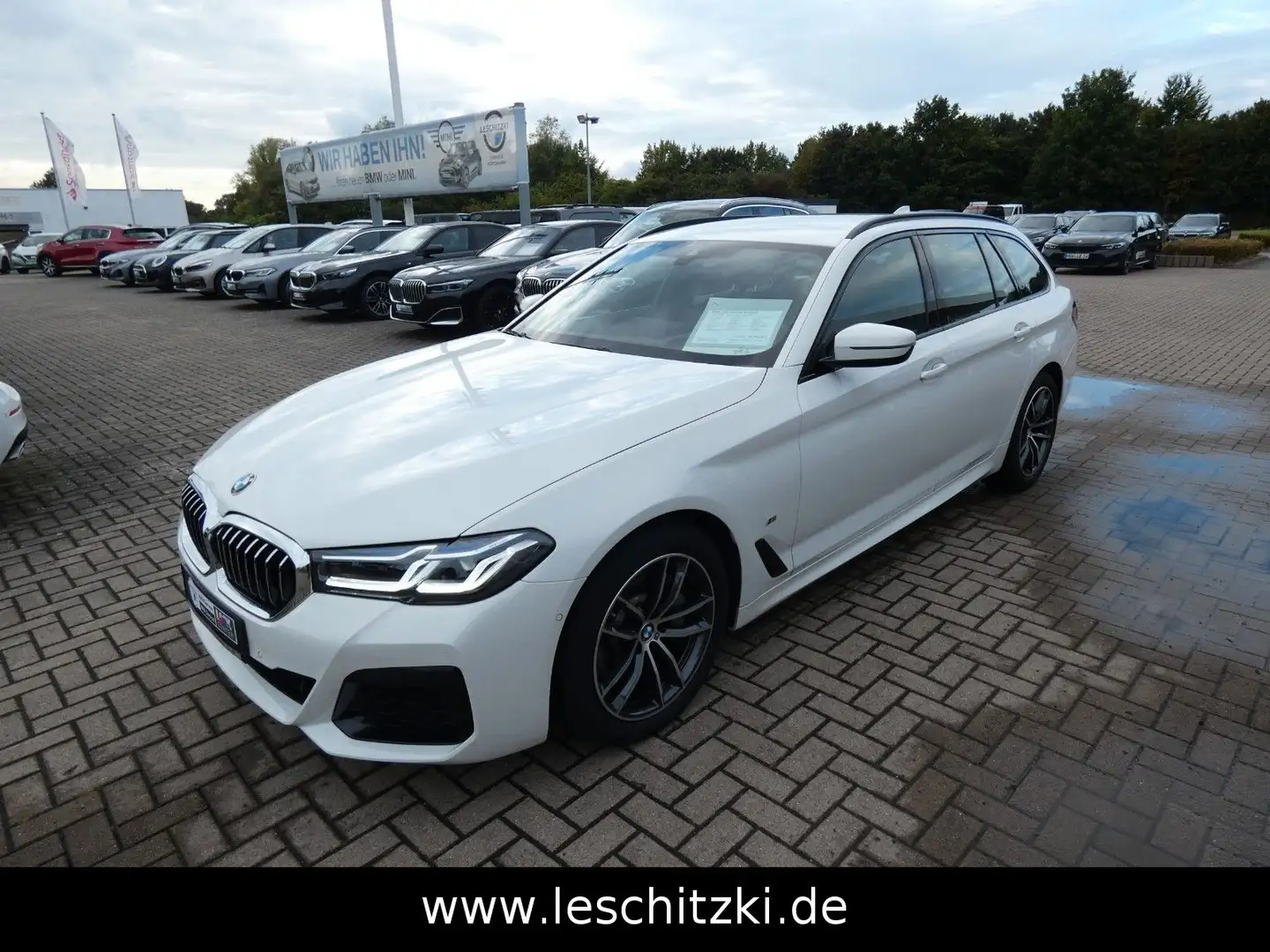 BMW 530 i Touring M-Sport/Automatik/Laserlicht Blanc - 1