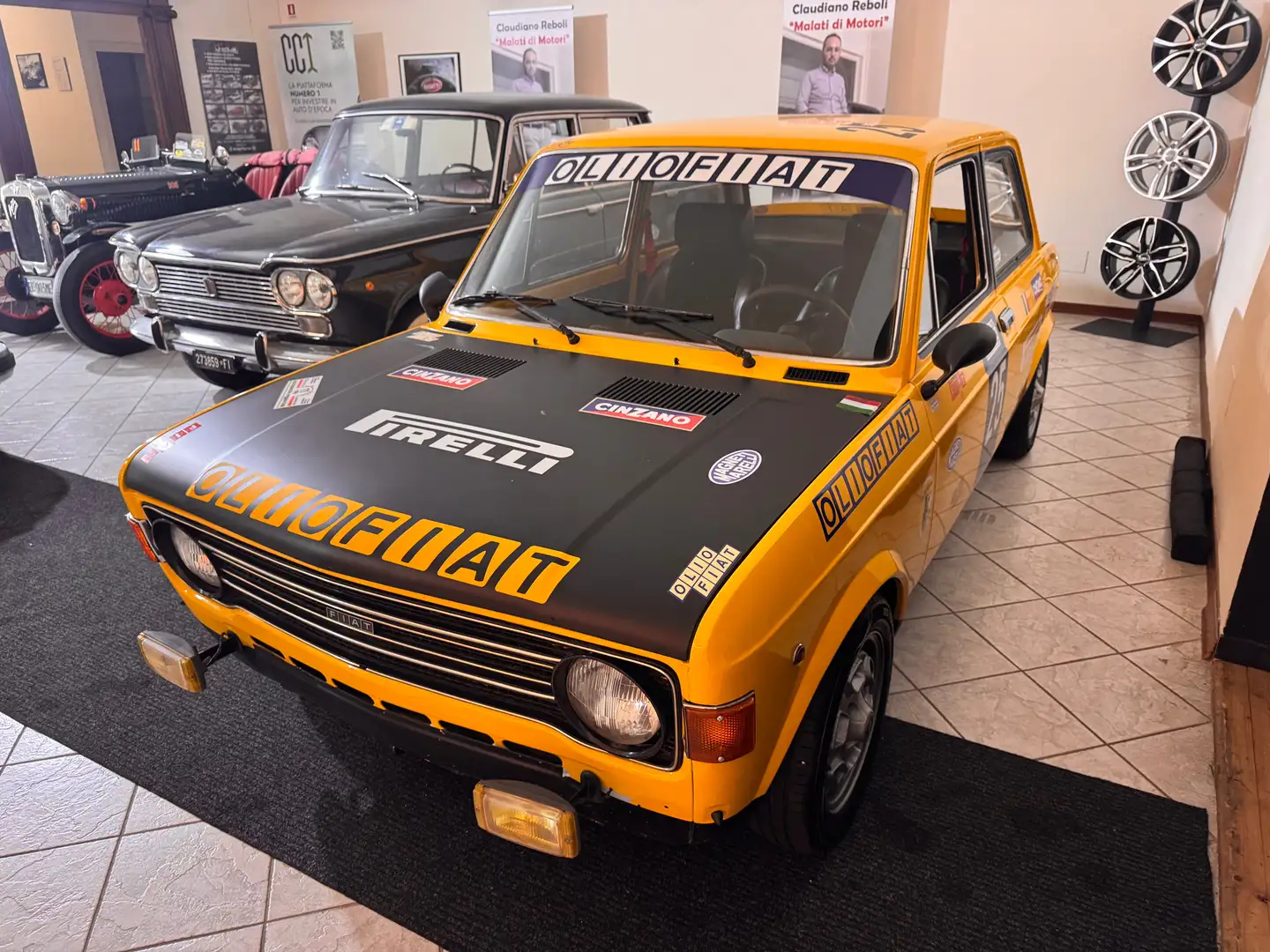 Fiat 128 Replica olio fiat Giallo - 2