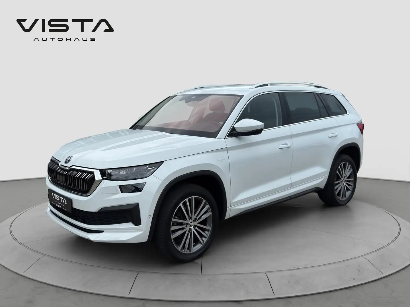 Skoda Kodiaq L&K 4x4*AHK*KESSY*APP-CAR*ACC*MATRIX*VIRT Blanc - 2