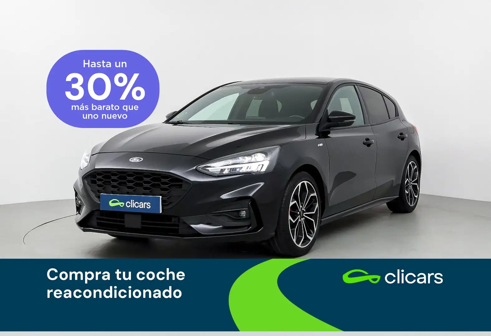 Ford Focus 1.0 Ecoboost MHEV ST Line X 155 Negro - 1