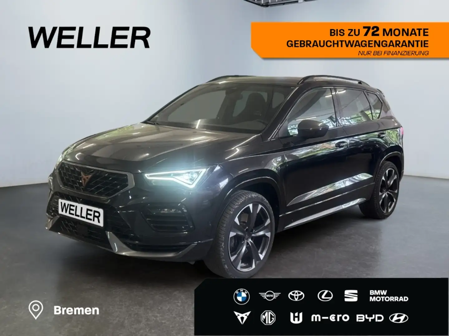 CUPRA Ateca 2.0 TSI 4Drive DSG *AHK*360°*Beats*el Heck* Schwarz - 1