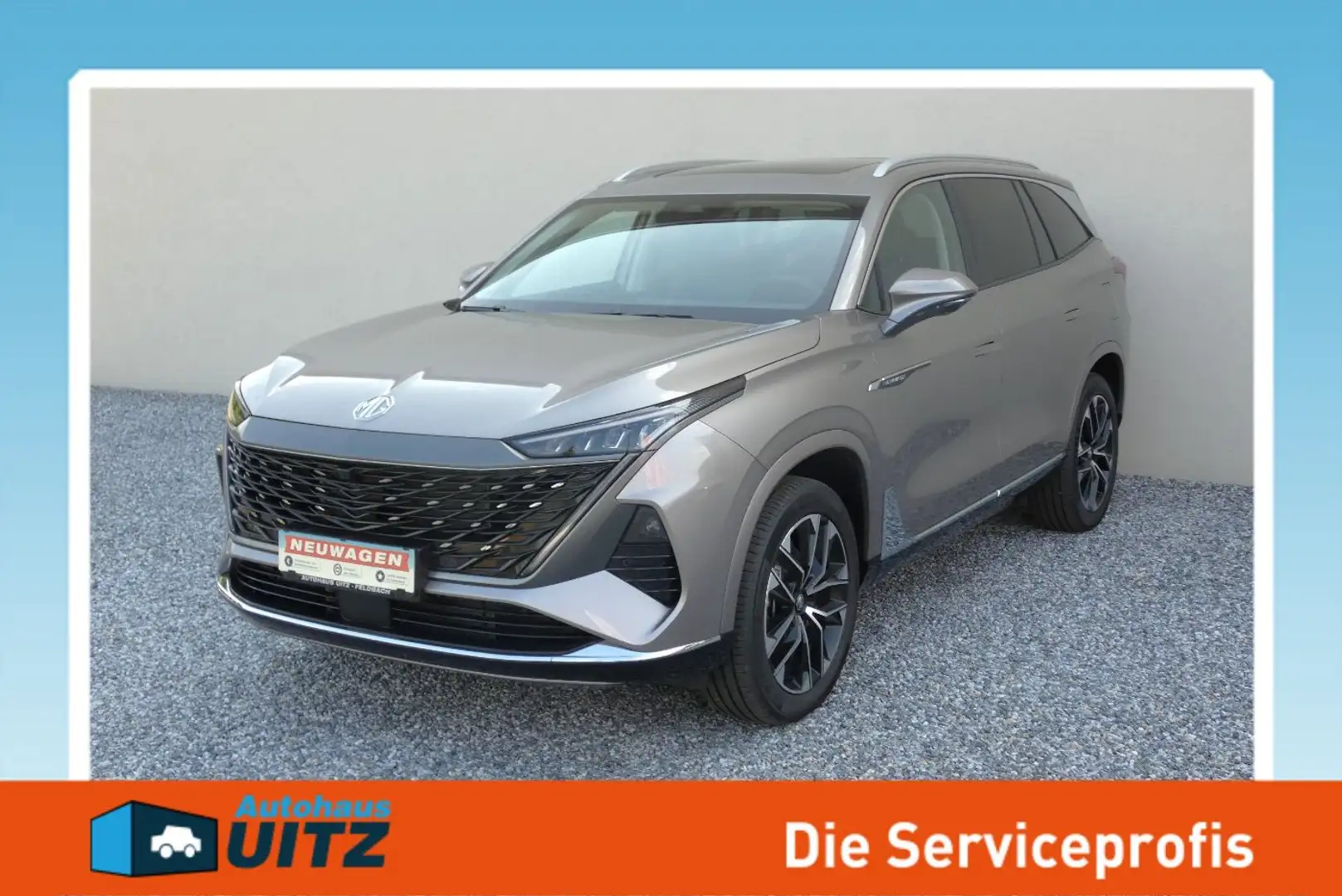 MG MGS9 PHEV+ Luxury +360°+ACC+LED+KeyGo+Panorama Silber - 1