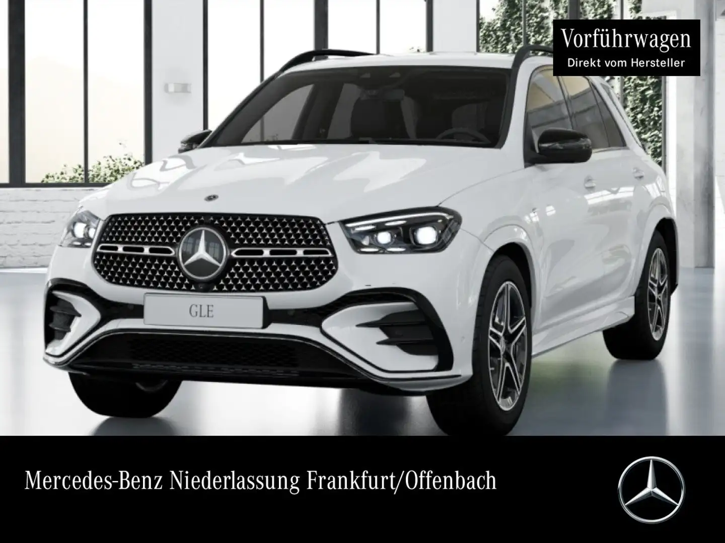 Mercedes-Benz GLE 350 de 4M AMG+NIGHT+360+AHK+MULTIBEAM+20"+SPUR Weiß - 1