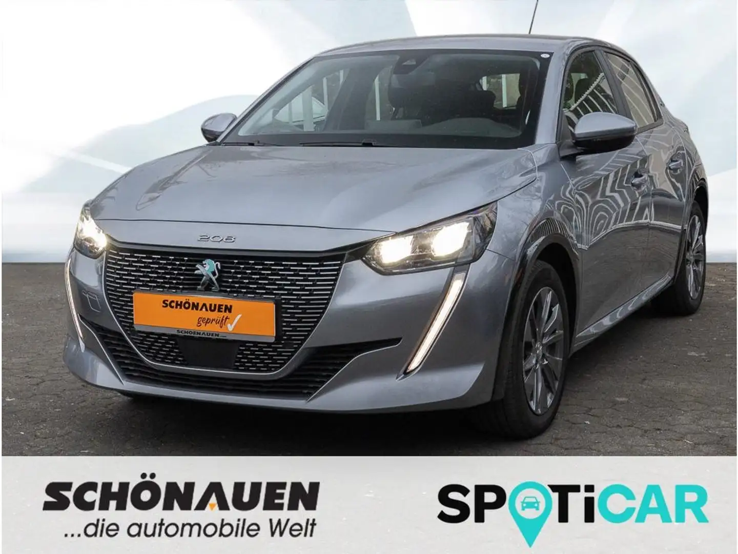 Peugeot 208 ELEKTRO ACTIVE 136+MET+SHZ+OBC11KW Silber - 1