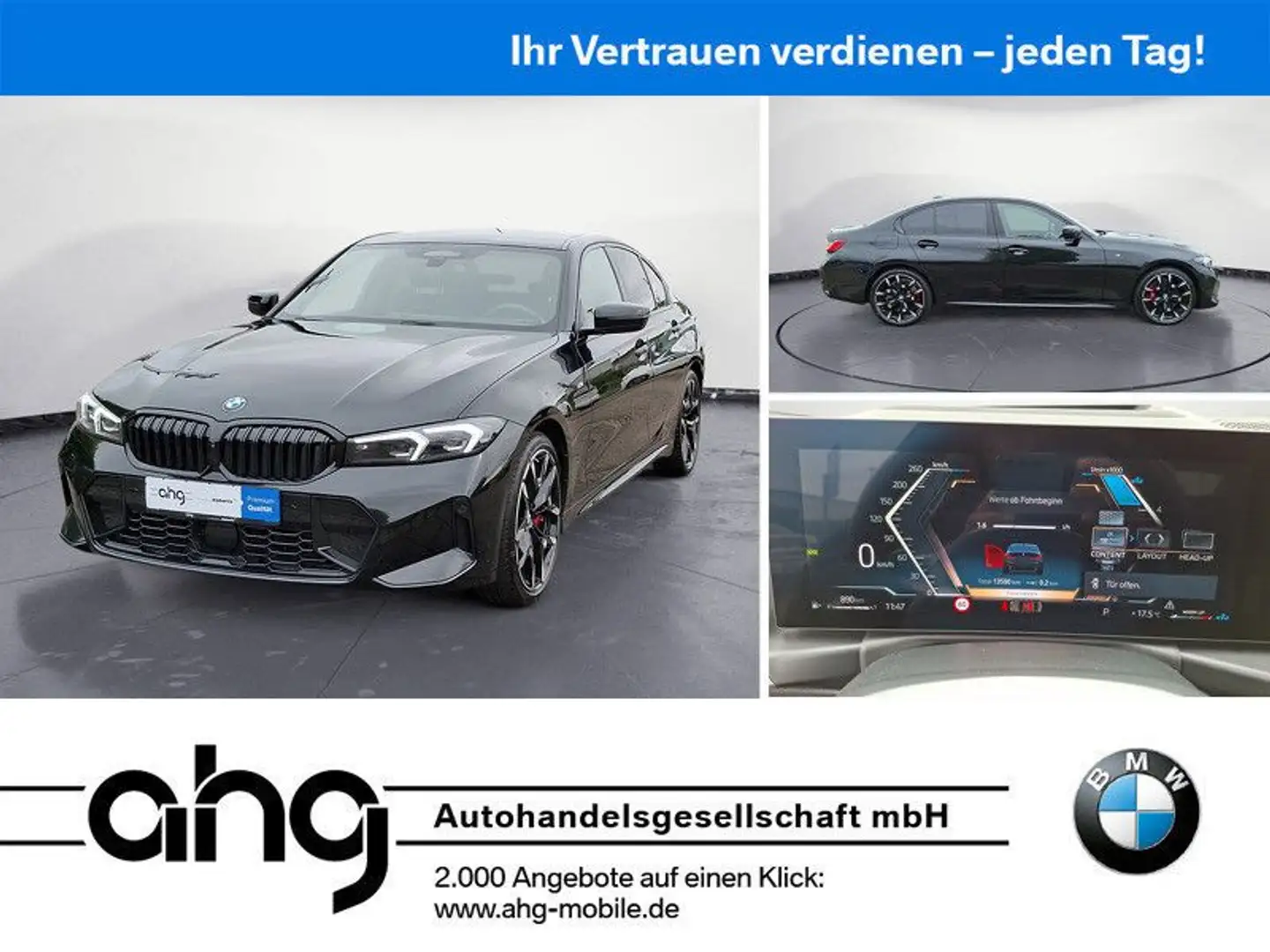BMW 320 d xDrive M SPORT PRO AHK Driving Assistant Pr Schwarz - 1