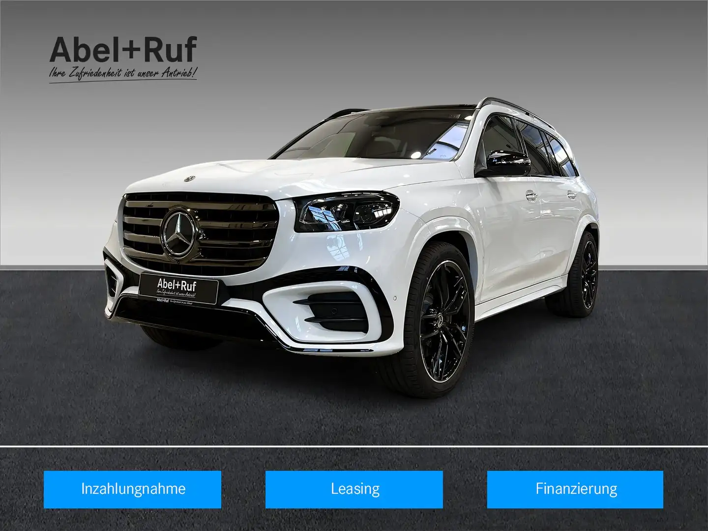 Mercedes-Benz GLS 580 4M AMG+DIST+7-Sitz+Burm+StHz+HuD+AHK+360 Weiß - 1