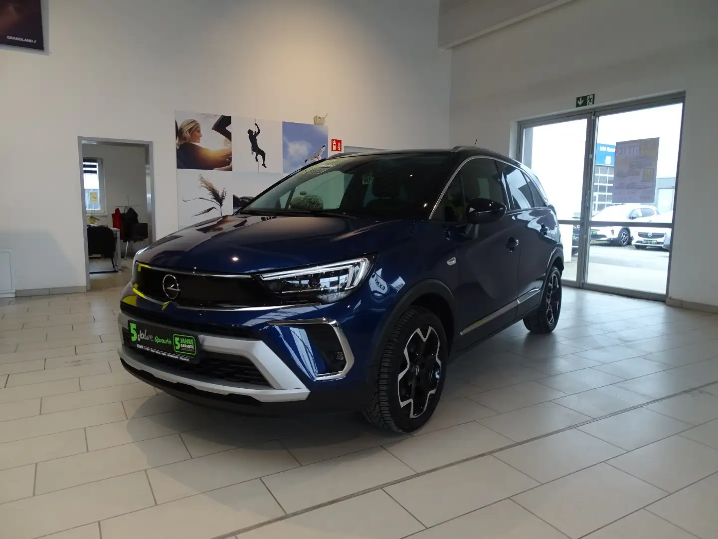 Opel Crossland 1.2 Turbo ULTIMATE Alcantara+LED+Navi Blau - 1
