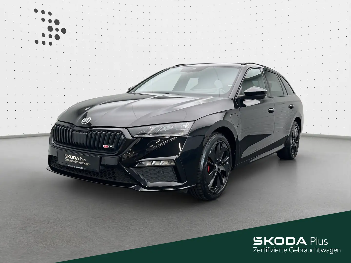 Skoda Octavia RS iV Combi 1.4TSI *NAVI*SHZ*ACC*HUD*Key Zwart - 1