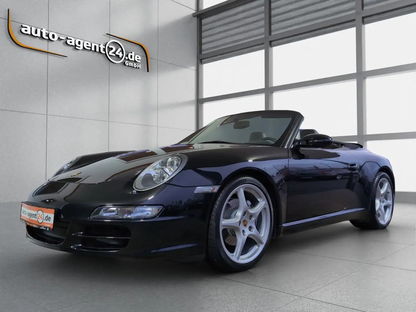 Porsche 911 Carrera 997 Cabrio /Deutsch/Unfallfrei/PZ-Service Schwarz - 2