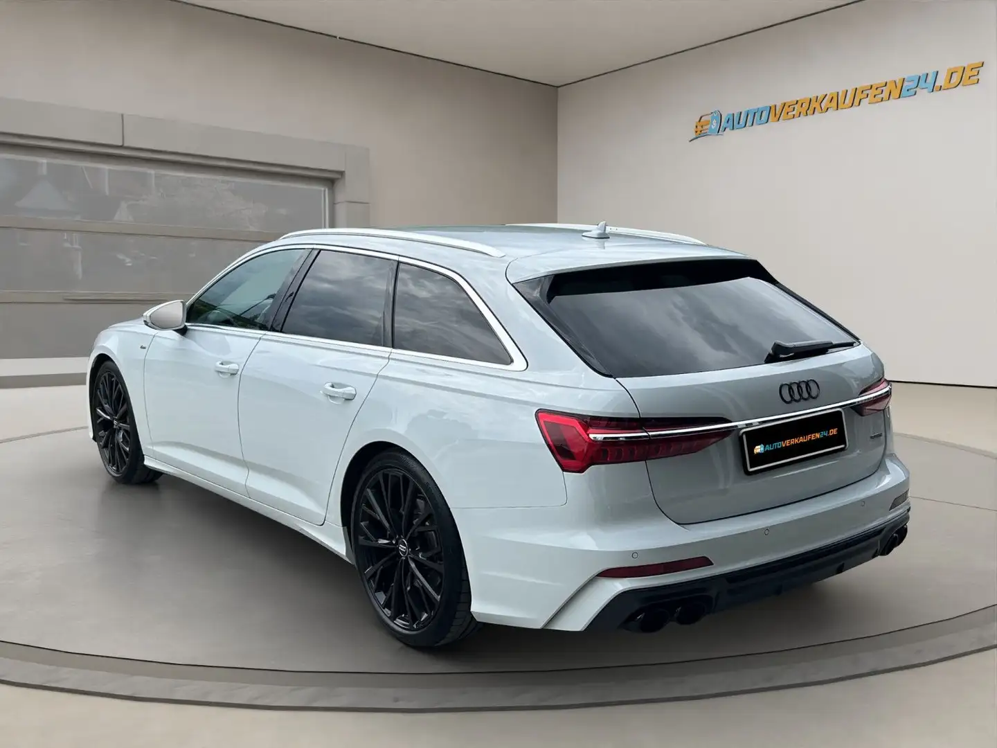 Audi A6 Avant 45 TDI quattro S Line MATRIX KAMER AHK Blanc - 2