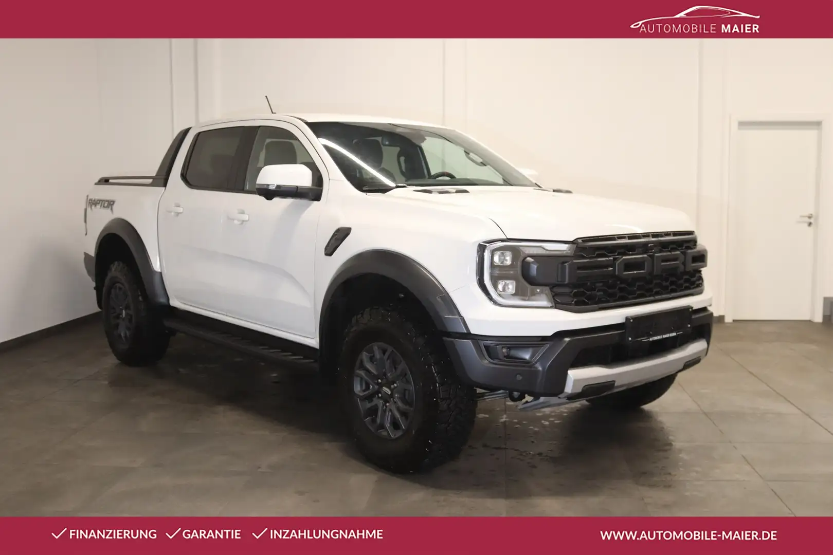 Ford Ranger Raptor 4WD Doppelkabine-B&O-AHK-360°-LED- Weiß - 1