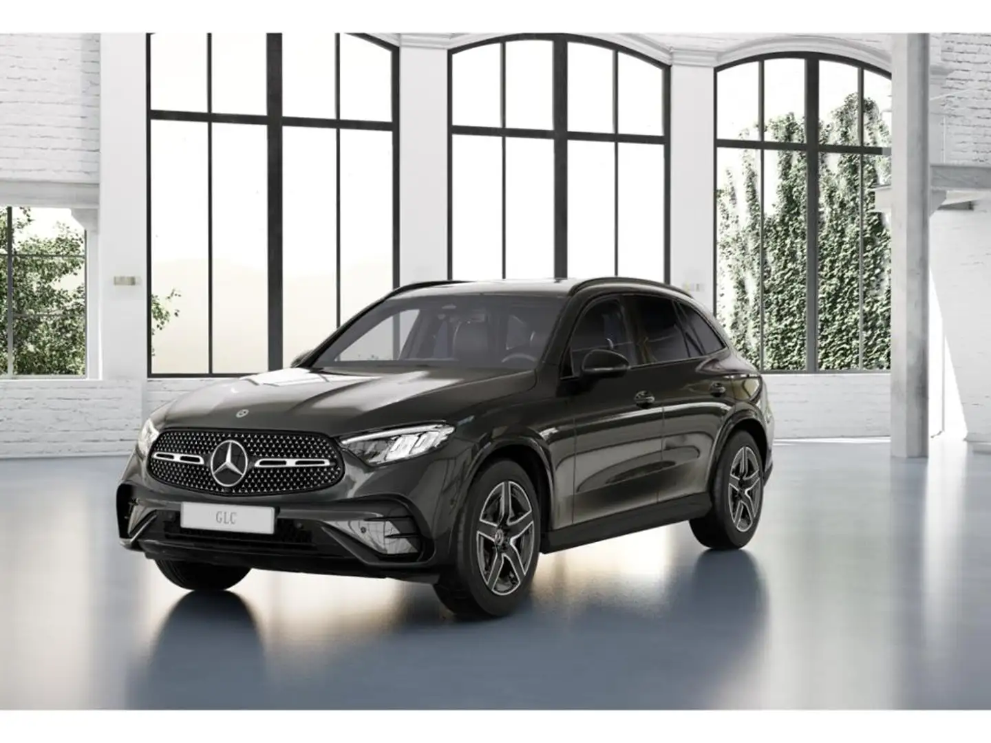 Mercedes-Benz GLC 200 4M AMG-Line+Night+AHK+DISTRONIC+MBUX+LED Grau - 2