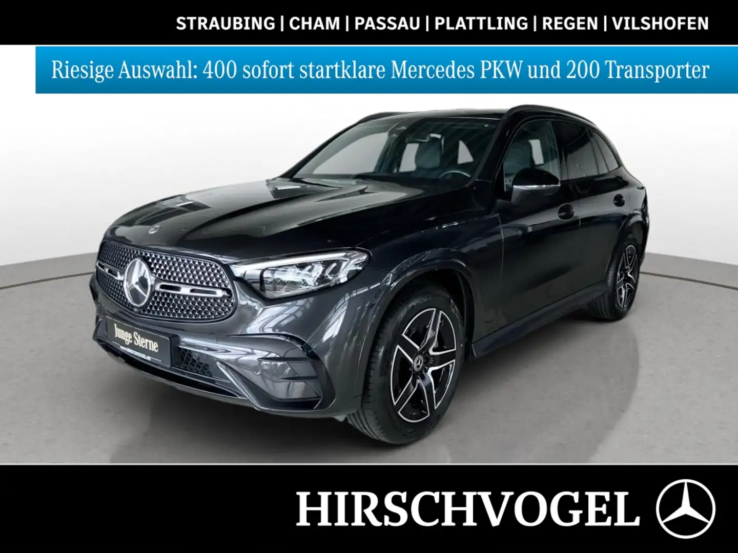 Mercedes-Benz GLC 200 4M AMG-Line+Night+AHK+DISTRONIC+MBUX+LED Gris - 1