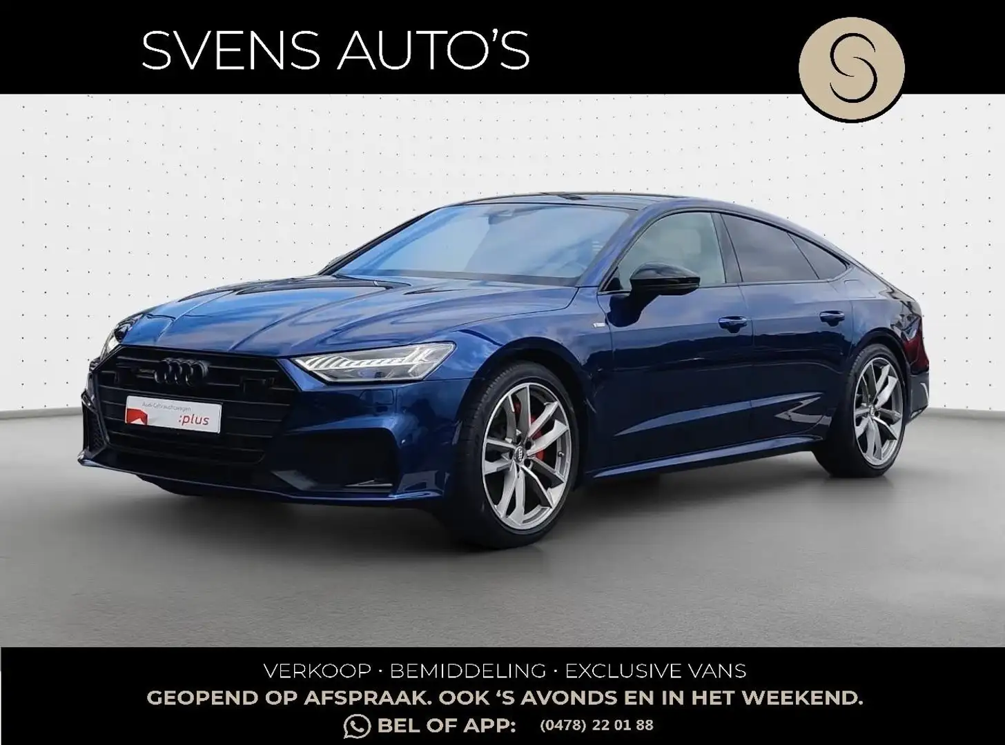 Audi A7 Sportback 55 TFSIe Competition RS-Stoelen|Panodak| Bleu - 1