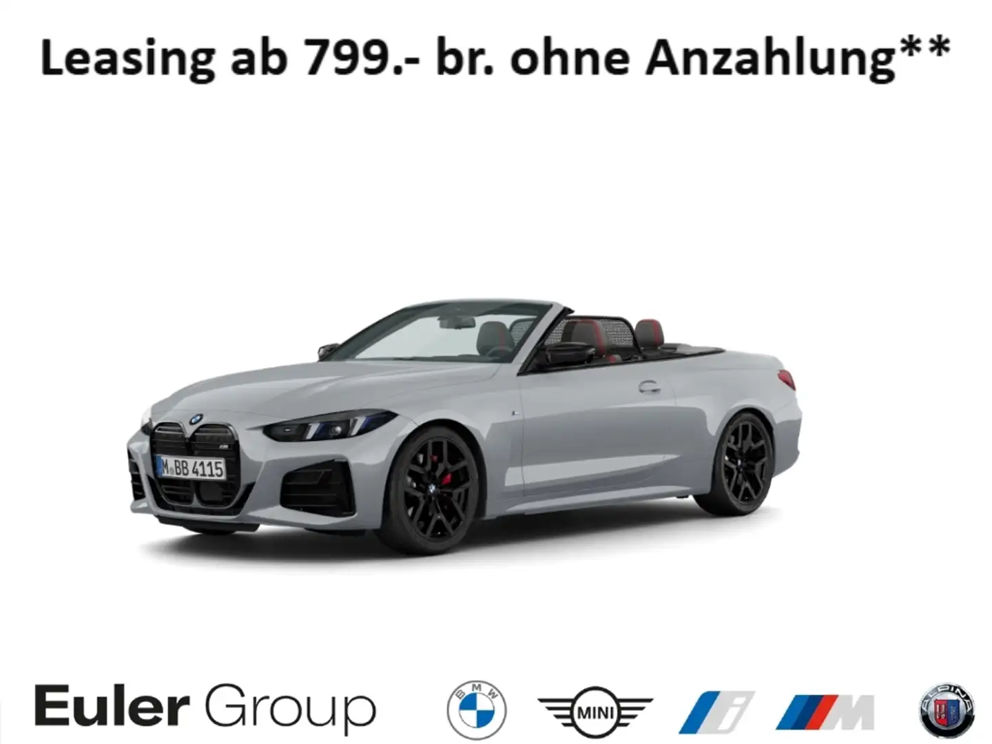 BMW 440 xD Cabrio M-Sport-Pro 19'' DA-Prof PA+ HiFi adLED Grau - 1
