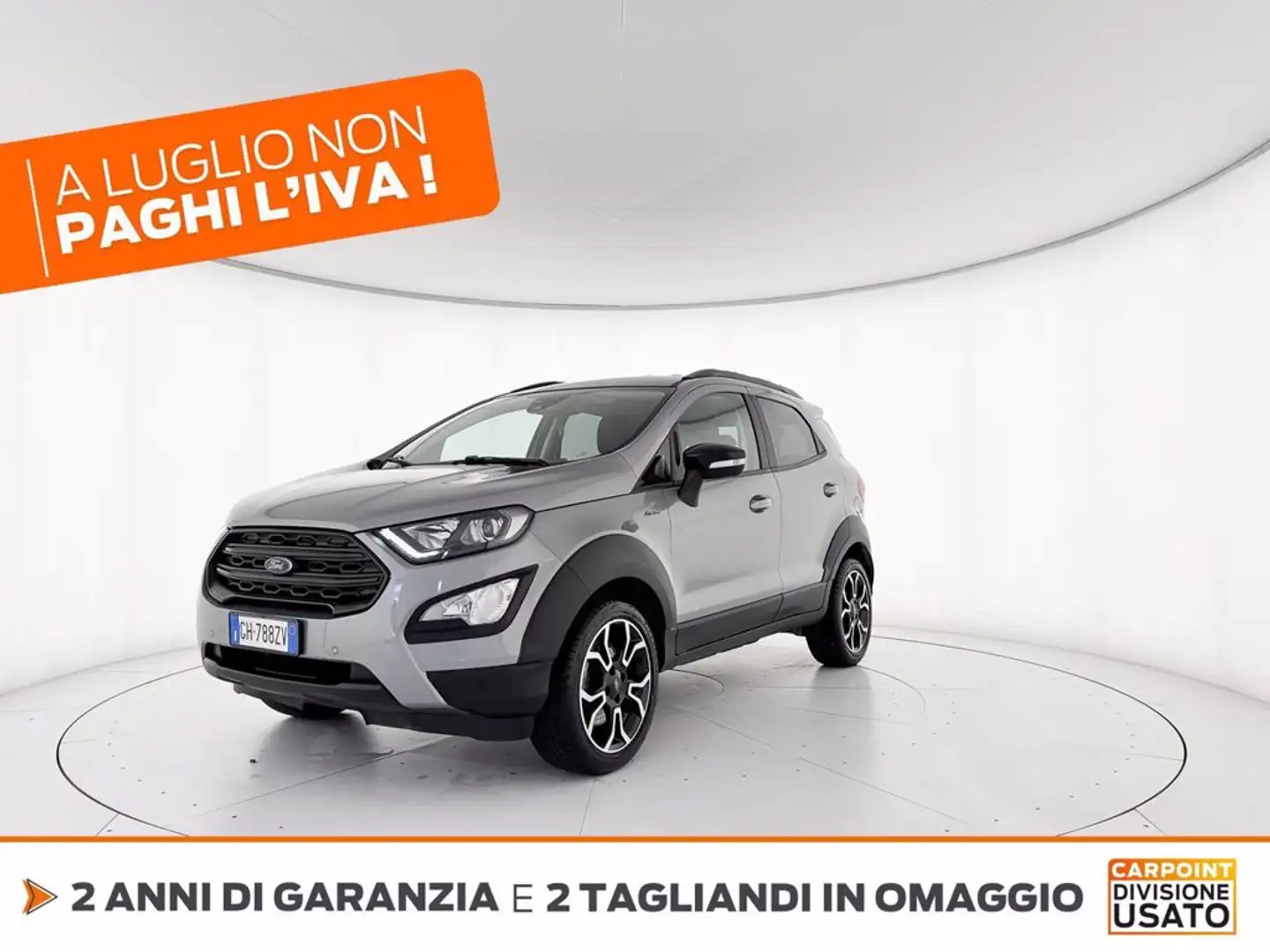 Ford EcoSport 1.0 ecoboost active s&s 125cv Grigio - 1