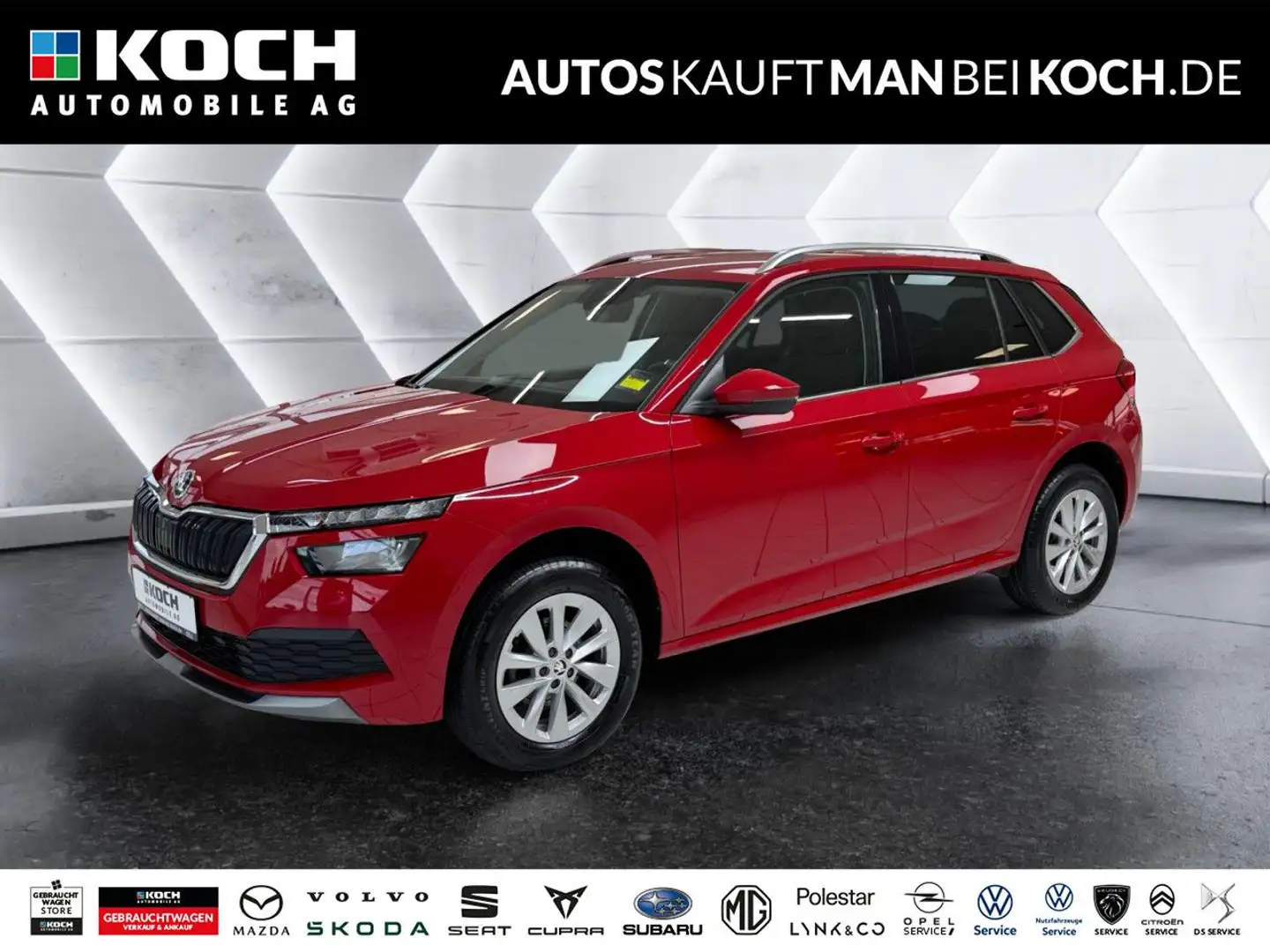 Skoda Kamiq 1.0 TSI DSG SMART LINK PDC KLIMAAUT LED Rouge - 1