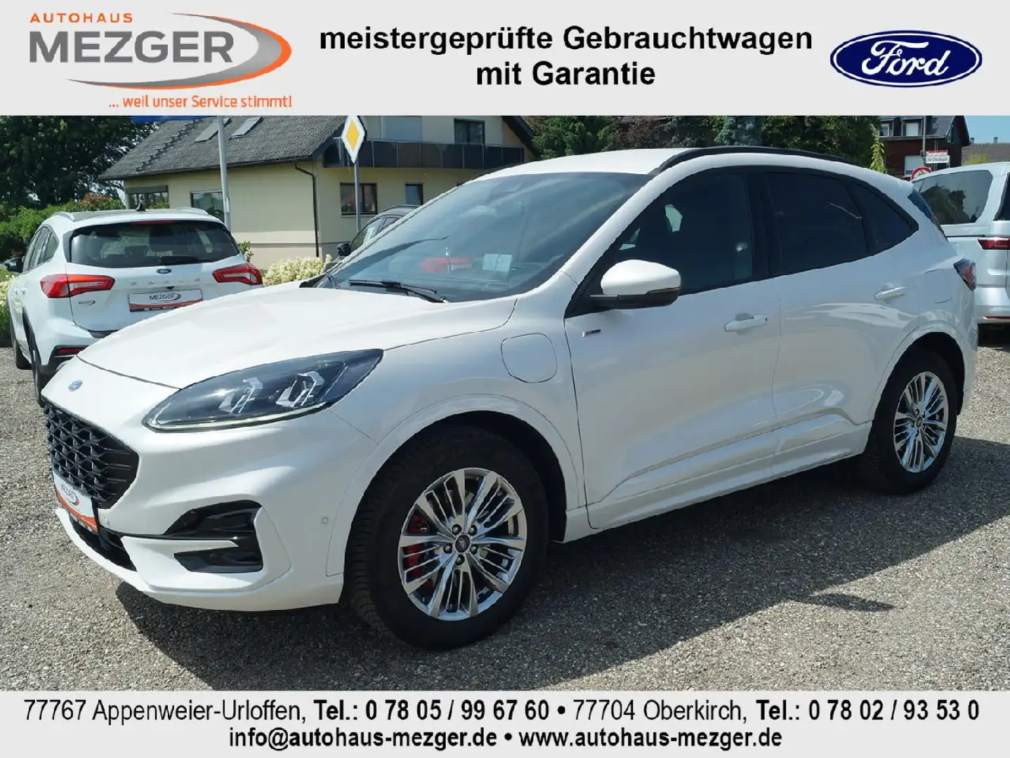 Ford Kuga Plug-In Hybrid ST-Line X Blanc - 2