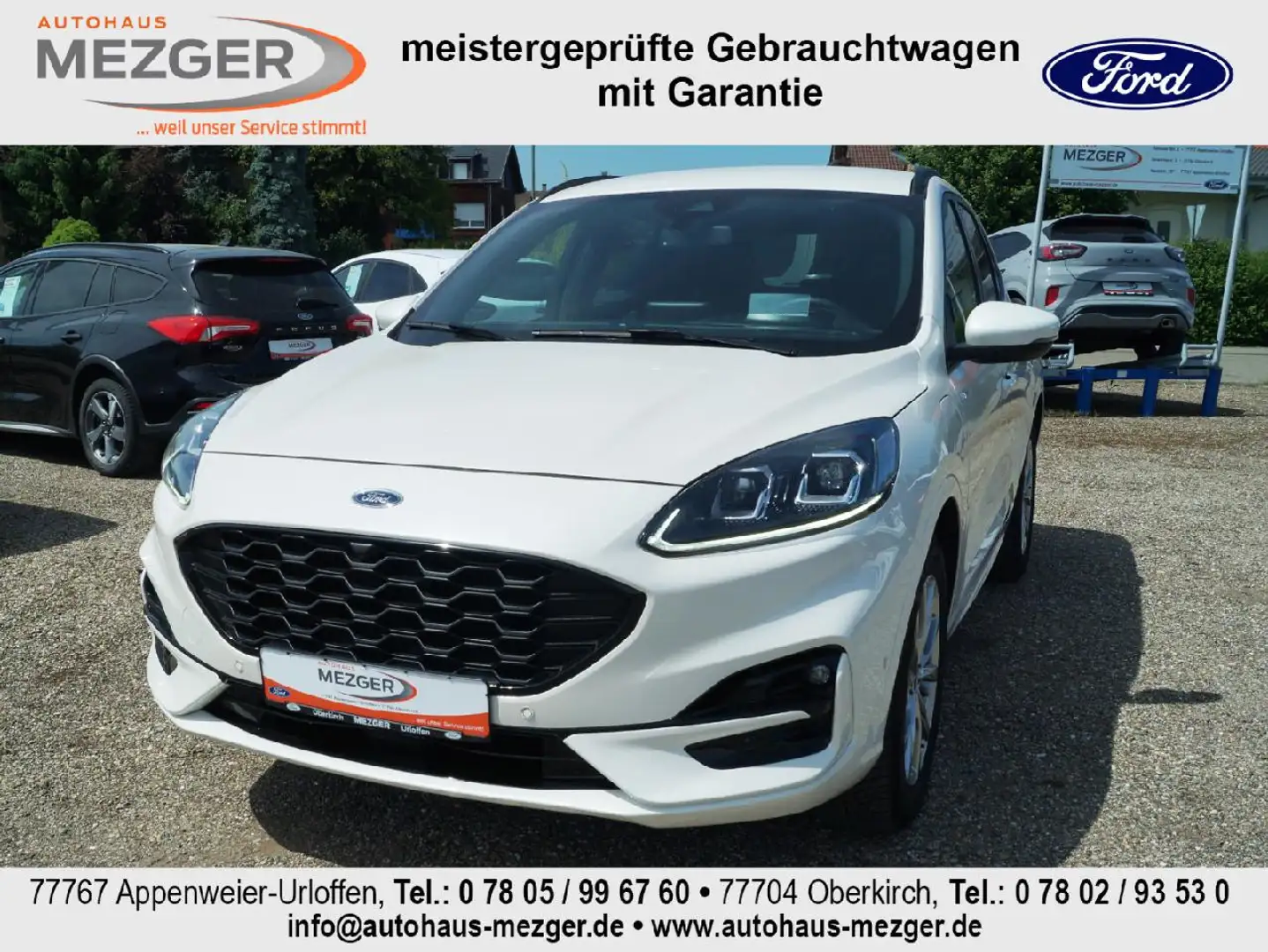 Ford Kuga Plug-In Hybrid ST-Line X Blanc - 1