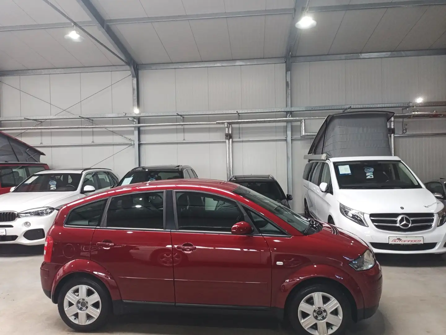 Audi A2 1.4 LED,Klimautomatik,PDC,Alu Roşu - 2