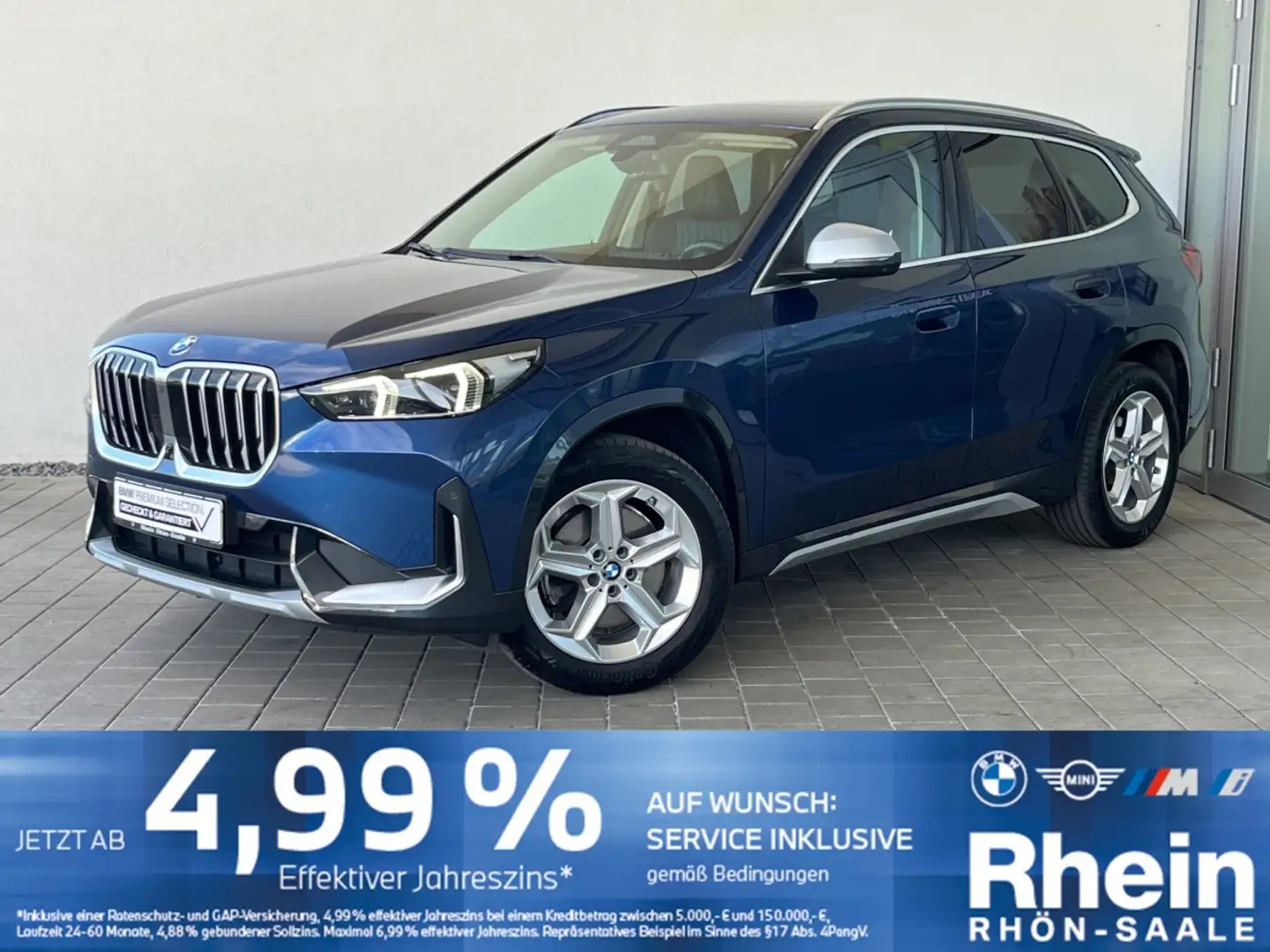 BMW X1 xDrive23d xLine Leder.Navi.HUD.AHK.Pano.Park+ Blau - 1