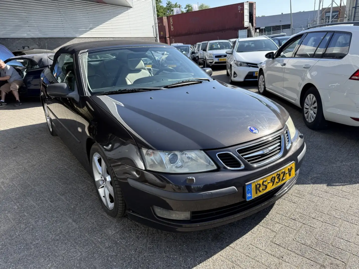 Saab 9-3 Cabrio 2.0t Vector Zwart - 2