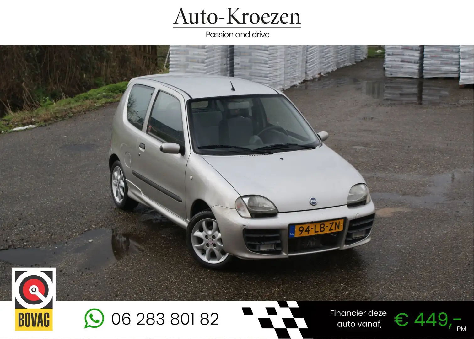 Fiat Seicento 1.1 Sporting Grau - 1