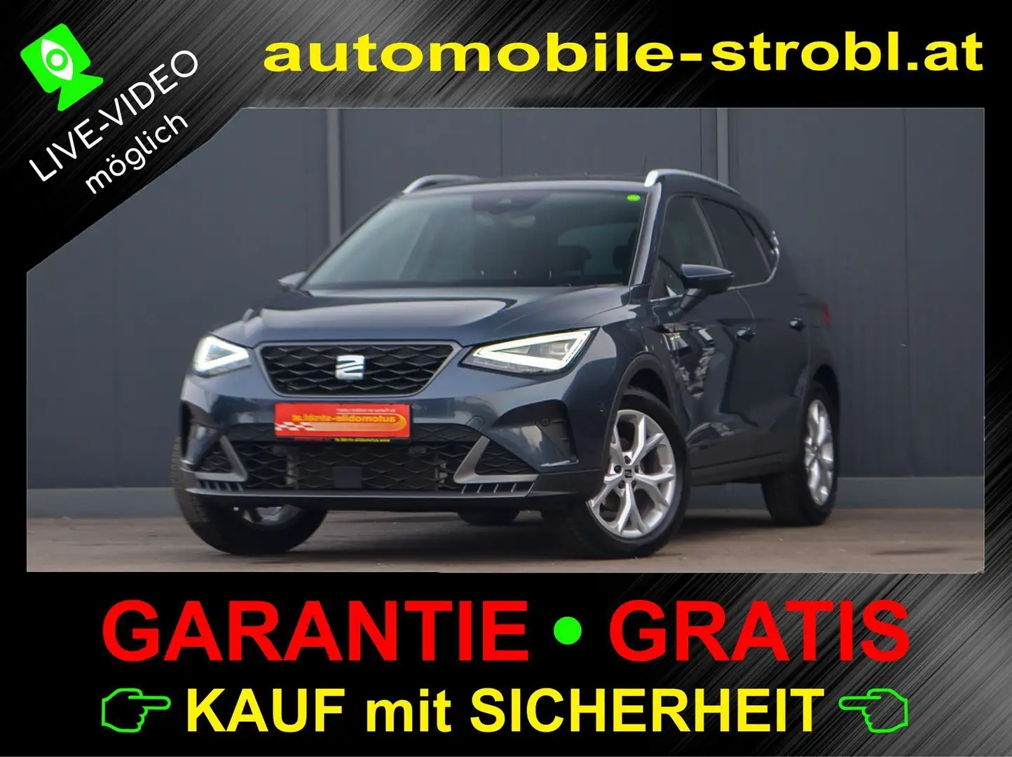 SEAT Arona TSI FR-Line * AHV * LED * Virt.C. * ACC * Werksga Сірий - 1