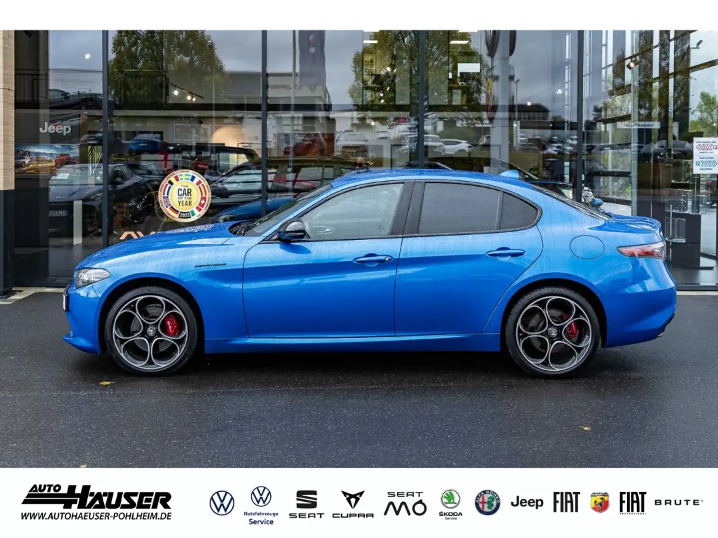 Alfa Romeo Giulia Competizione 2.0 Turbo AT8 Q4 HARMAN-KARDON EL. SI Blau - 2