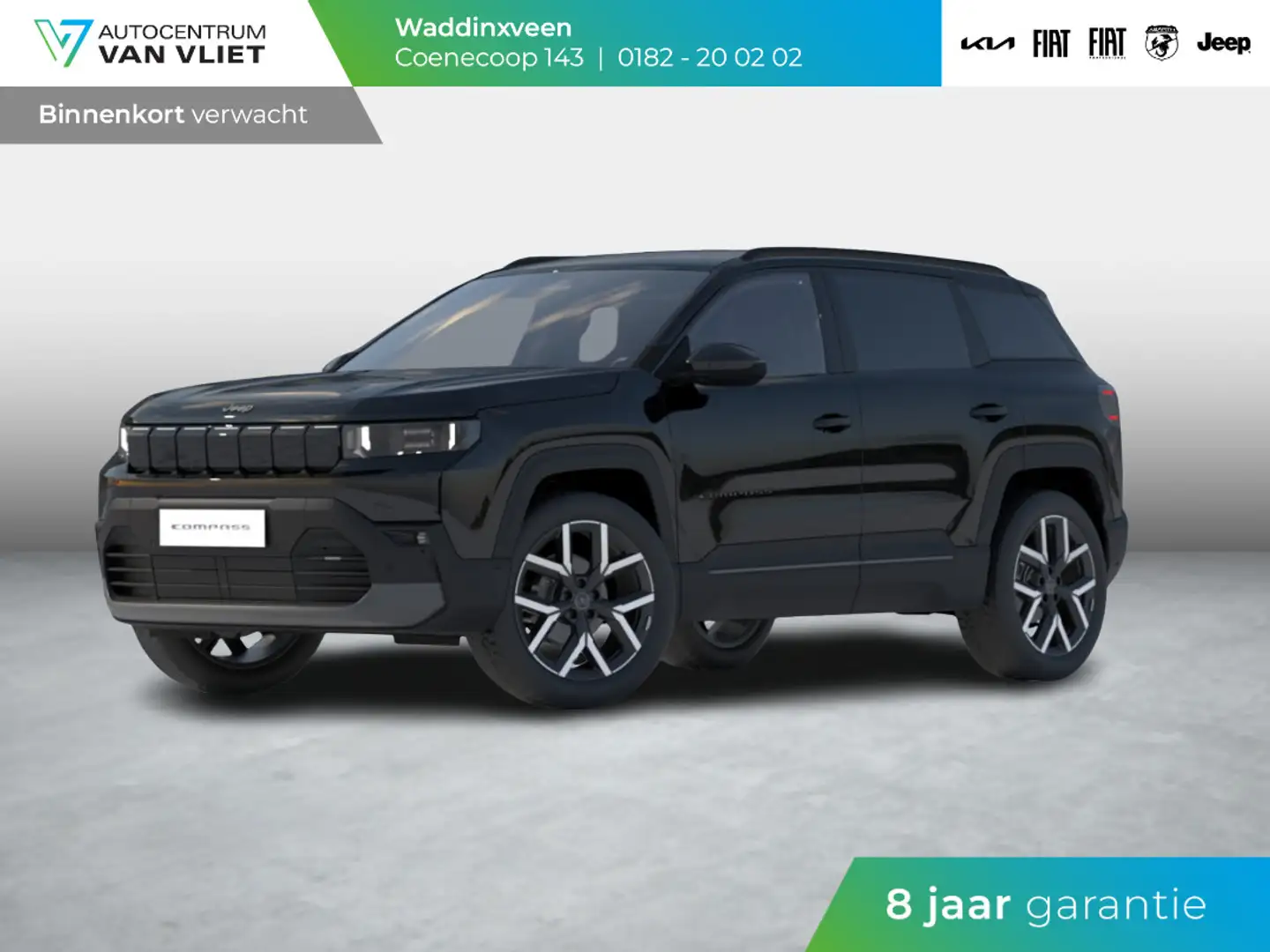 Jeep Compass First Edition 74 kWh | Adapt. Cruise | Camera | Ca Zwart - 1