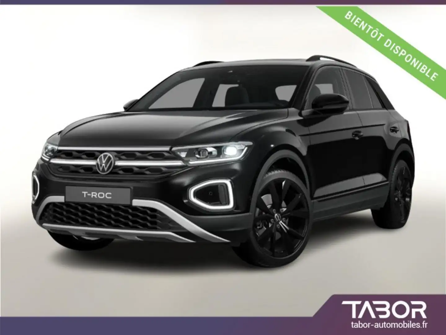 Volkswagen T-Roc 150 DSG Style Pano BlackP GPS Noir - 1