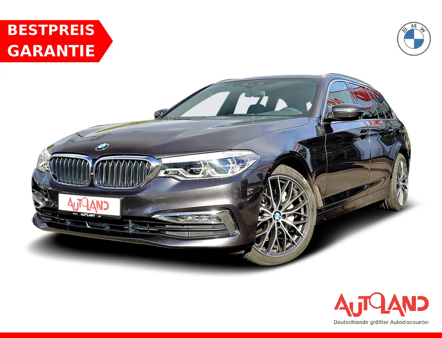 BMW 540 540d Touring xDrive Luxury Line AHK PANO SPUR HEAD Grau - 1