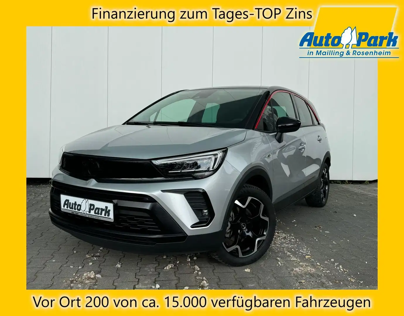 Opel Crossland Aut GS-Line NAVI/APP~LED~SHZ~RFK~DAB Ezüst - 1