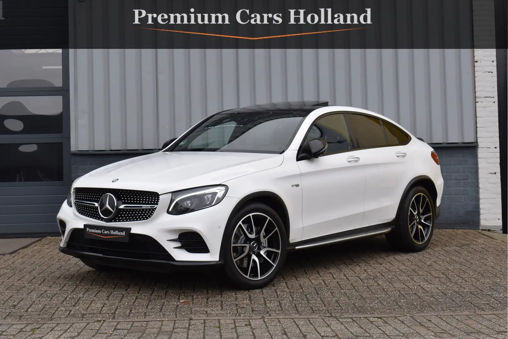 Mercedes-Benz GLC 43 AMG Coupé 4MATIC 367 Pk Schuif/Kanteldak Luchtvering M Blanc - 1