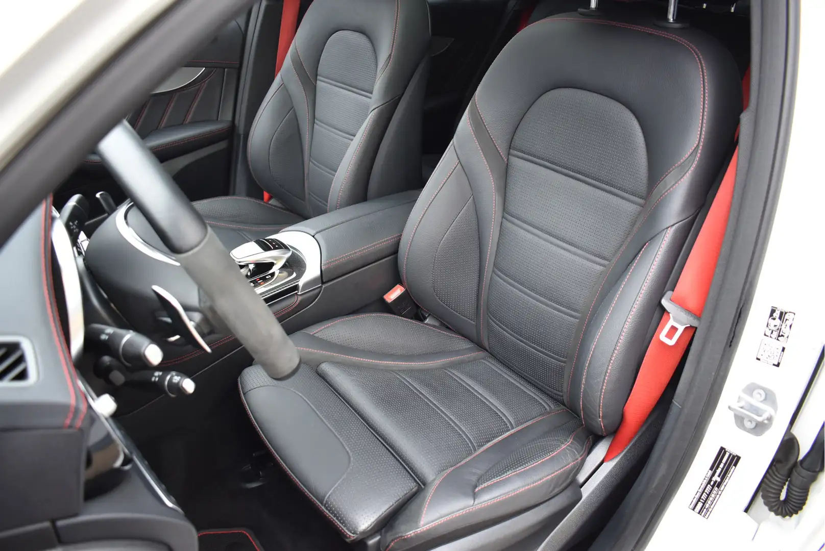 Mercedes-Benz GLC 43 AMG Coupé 4MATIC 367 Pk Schuif/Kanteldak Luchtvering M Blanc - 2