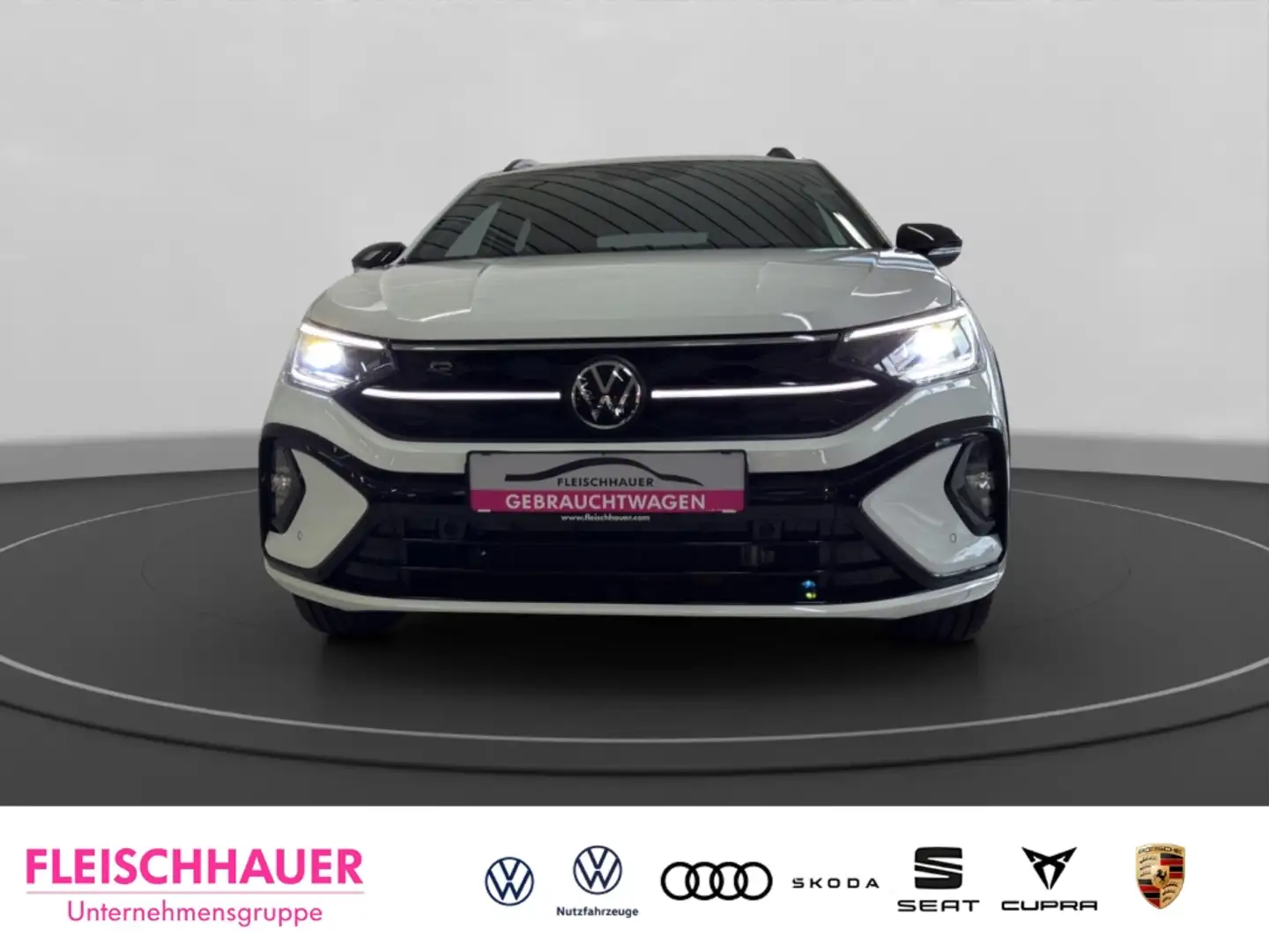 Volkswagen Taigo R-Line 1.0l TSI LED+ACC+PDC V&H+SHZ+DC+DESIGN-BLAC Weiß - 2