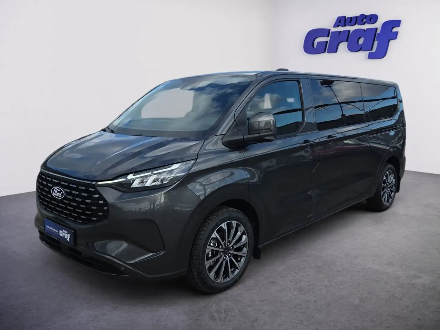 Ford Tourneo Custom Bus 2,5 PHEV 340 L2H1 FWD Titanium X Grau - 1