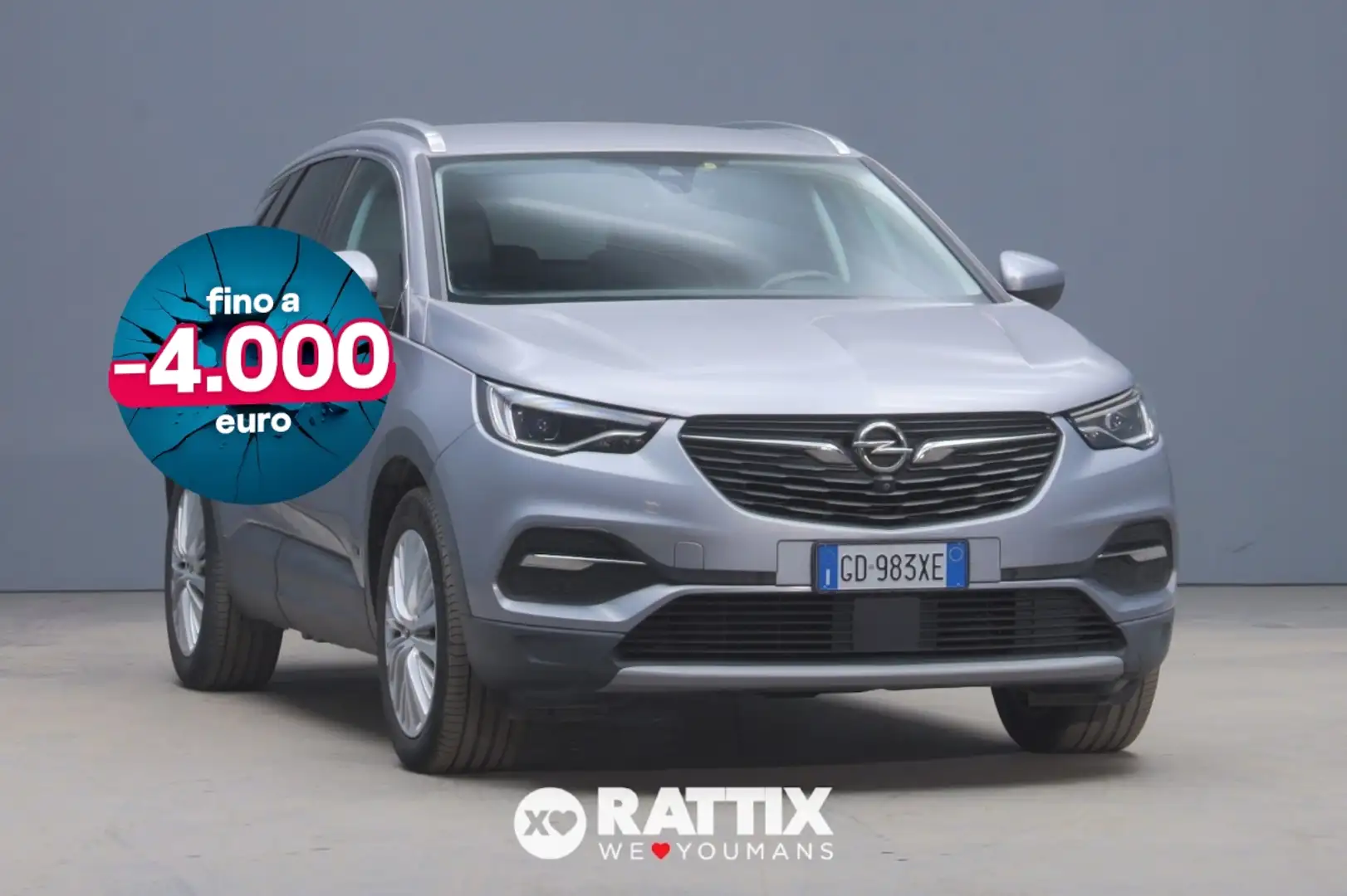 Opel Grandland X 1.6 Phev Business Elegance Auto Grigio - 1