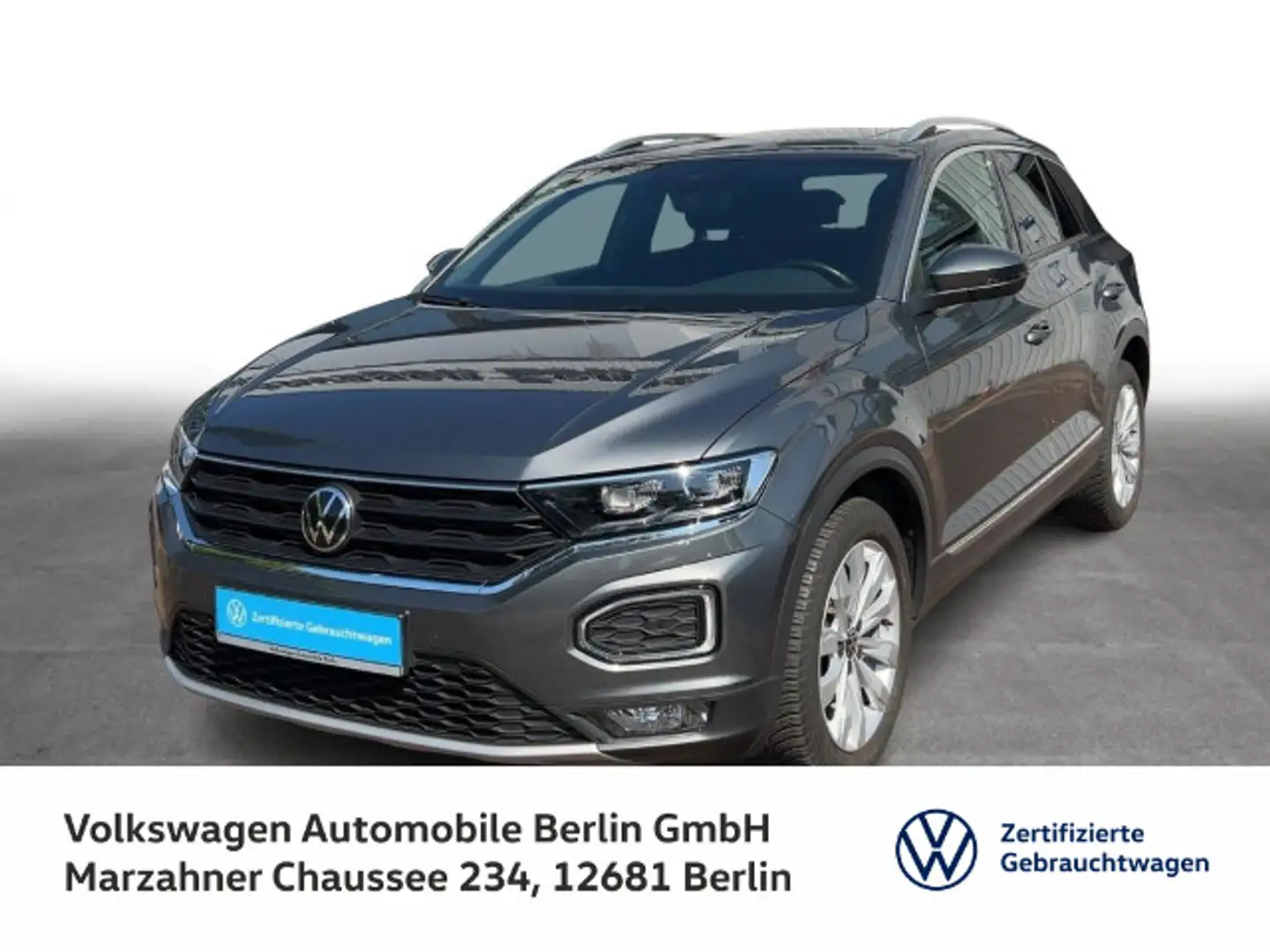 Volkswagen T-Roc Sport 1.5 TSI DSG Pano Navi LED SHZ PDC Grau - 1