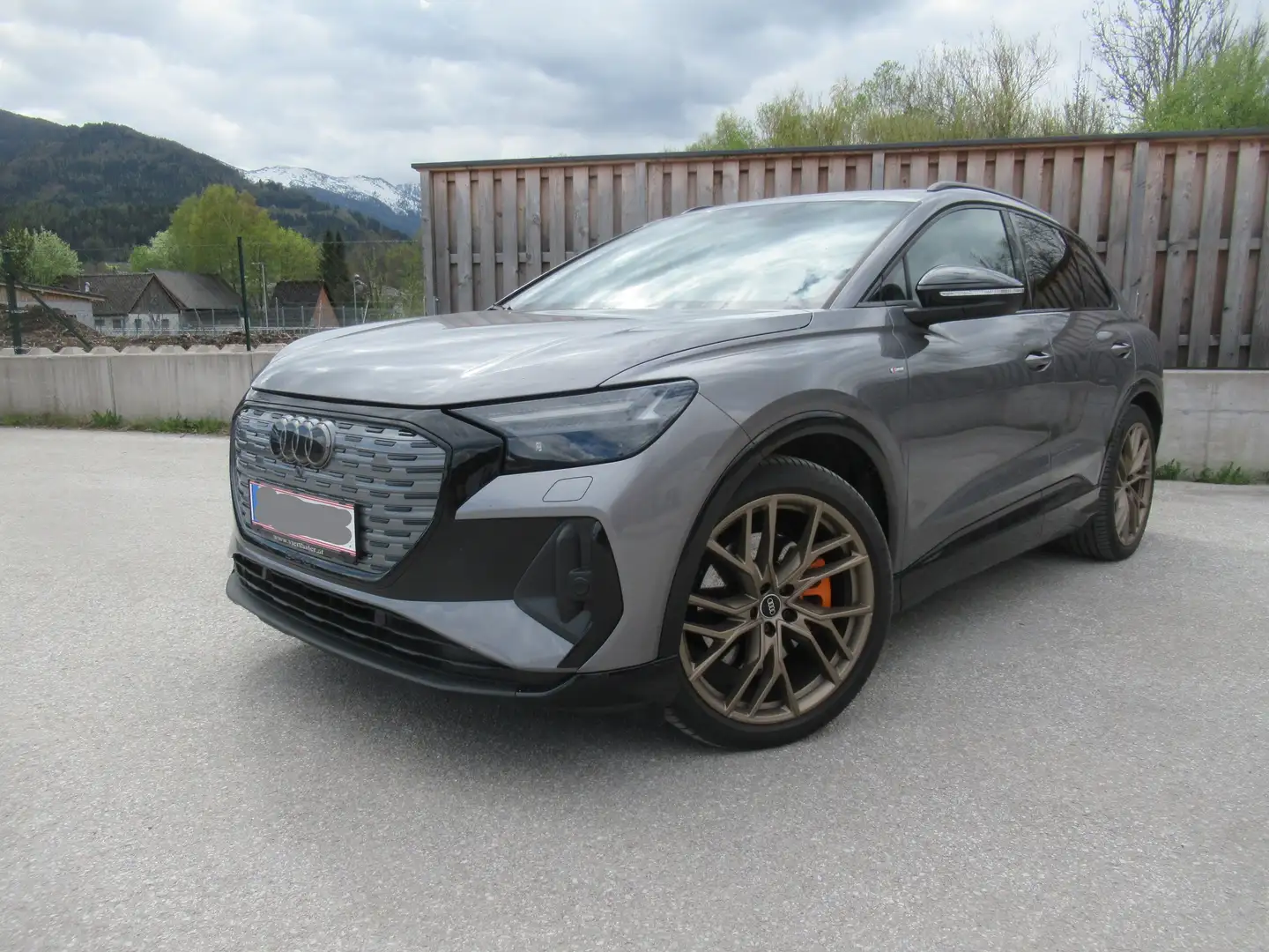 Audi Q4 e-tron Q4 50 e-tron quattro S line Matrix LED Navi 21'' Grau - 1