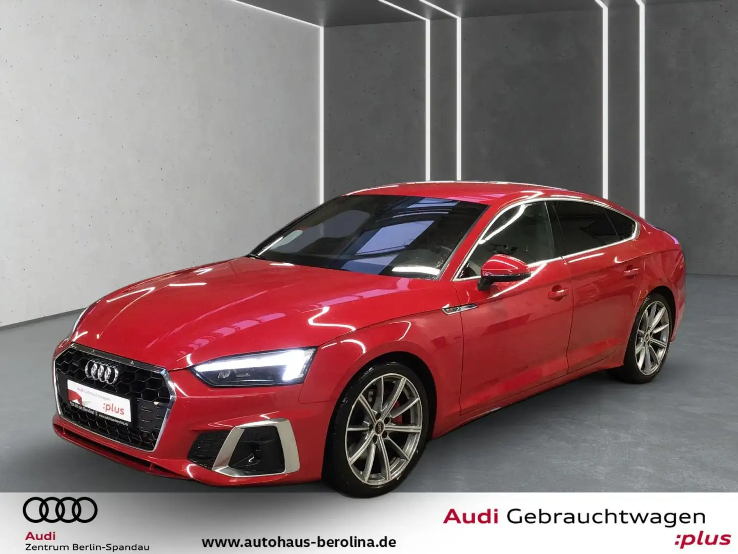 Audi A5 45 TFSI qu. S line S tronic *HuD* Rot - 2