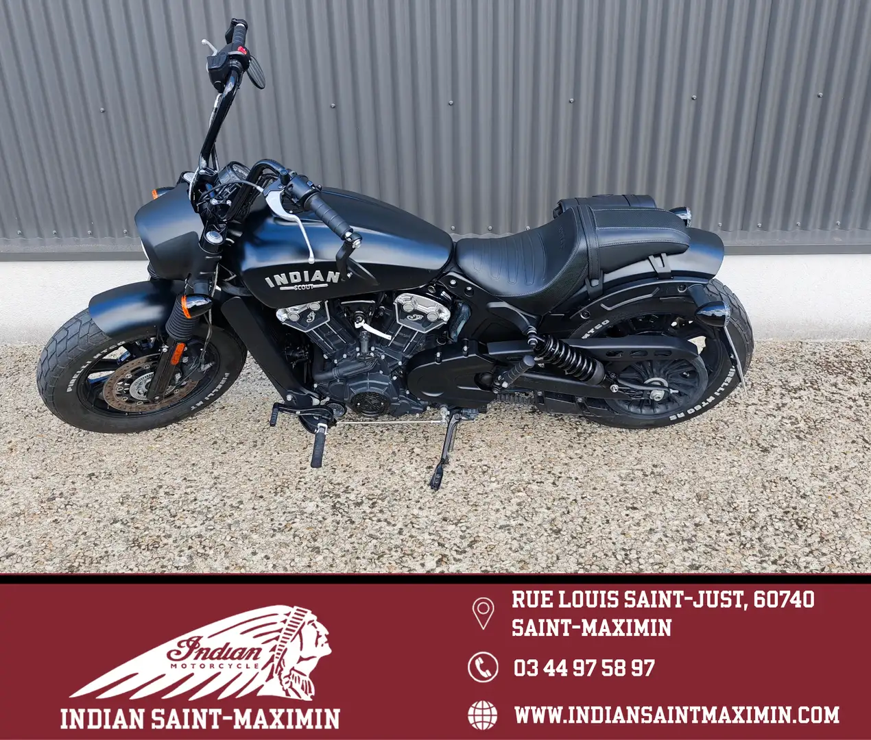 Indian Scout Zwart - 2