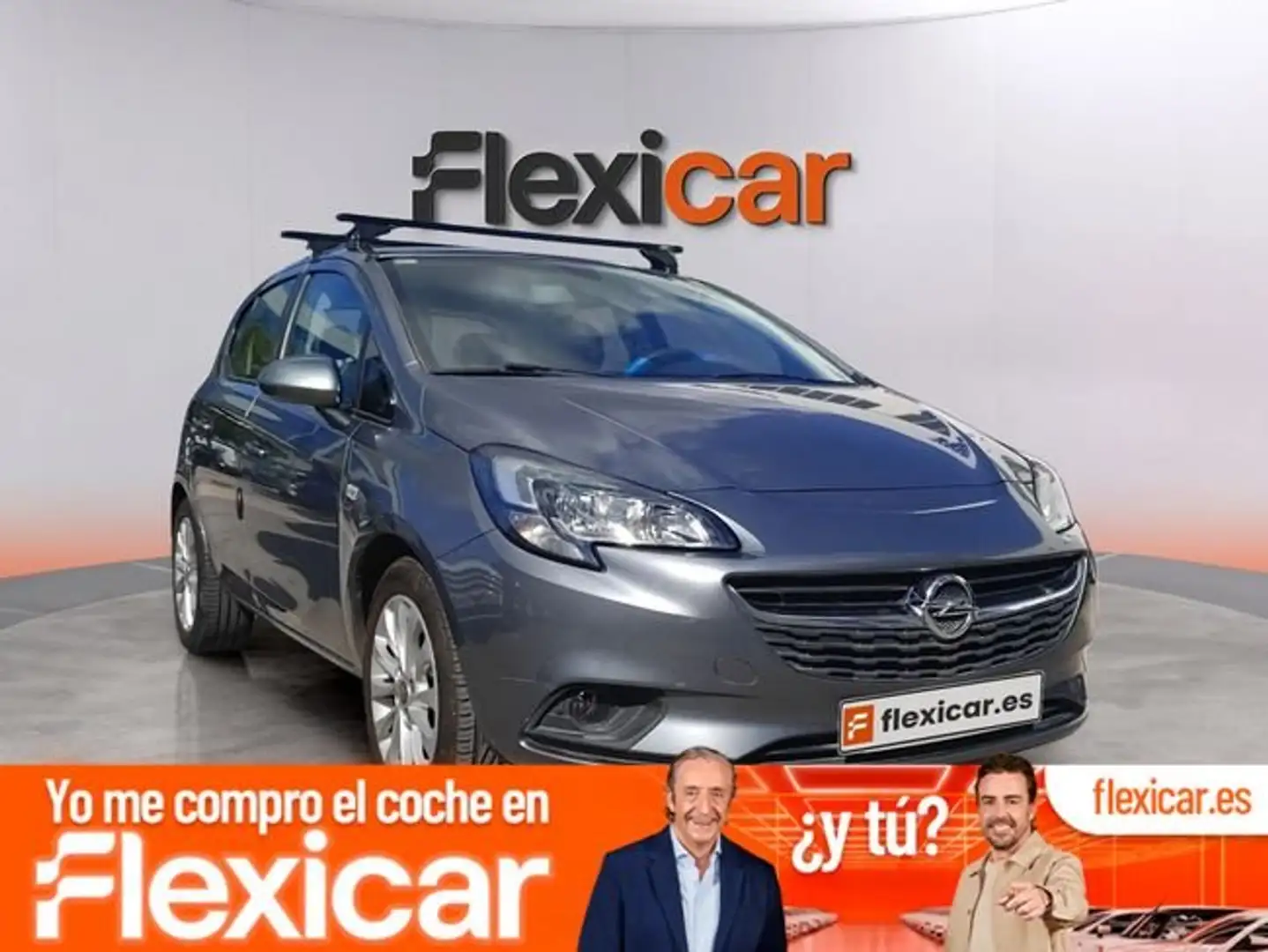 Opel Corsa 1.4 Turbo S/S Design Line 100 Gris - 1
