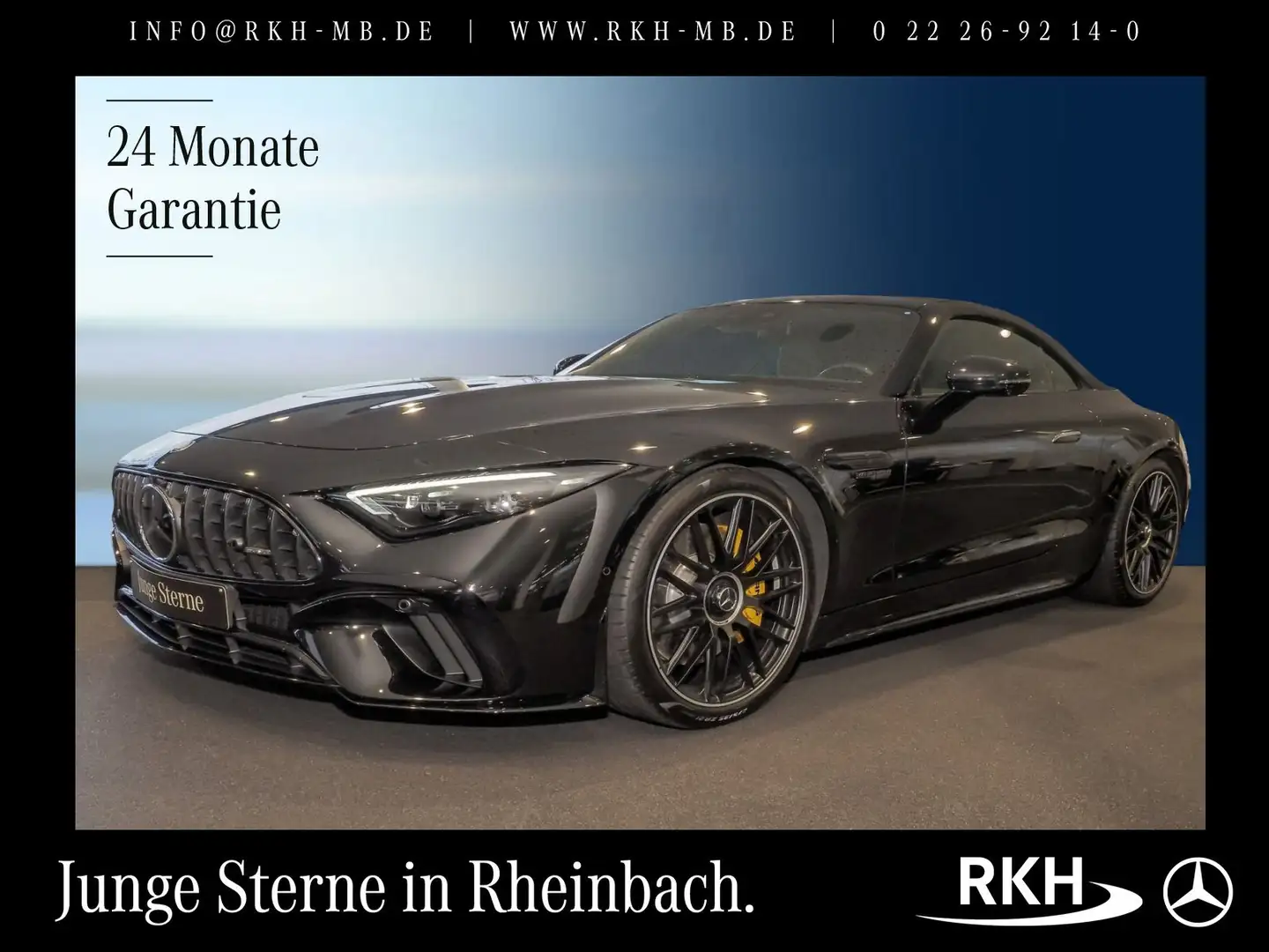 Mercedes-Benz SL 55 AMG AMG SL 55 4M+ Night/360°/Distr/Hinterachsl/Memor Schwarz - 1