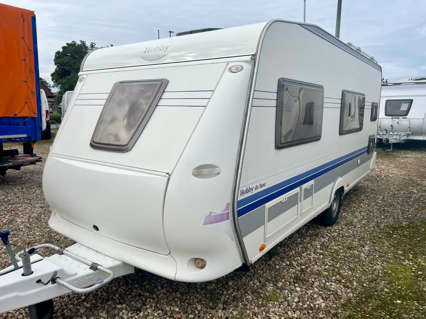 Hobby 500 Kmfe 3 Etagenbetten Bett Mover Vorzelt Dusch Weiß - 2