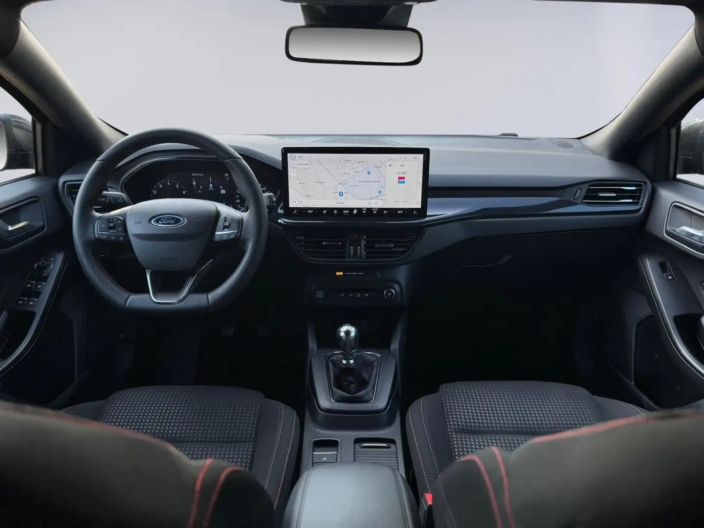 Ford Focus Wagon 1.0 EcoBoost Hybrid ST Line, trekhaak, achte Gris - 2
