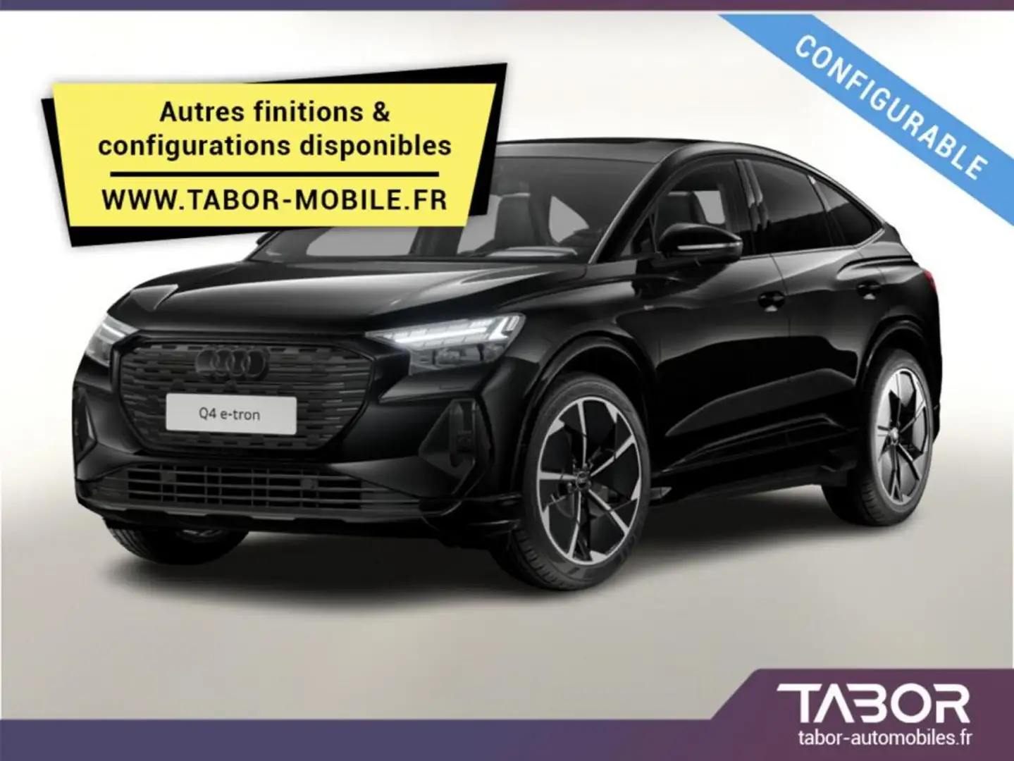 Audi Q4 e-tron 45 Sportback LED Sièges chauf. Gris - 1