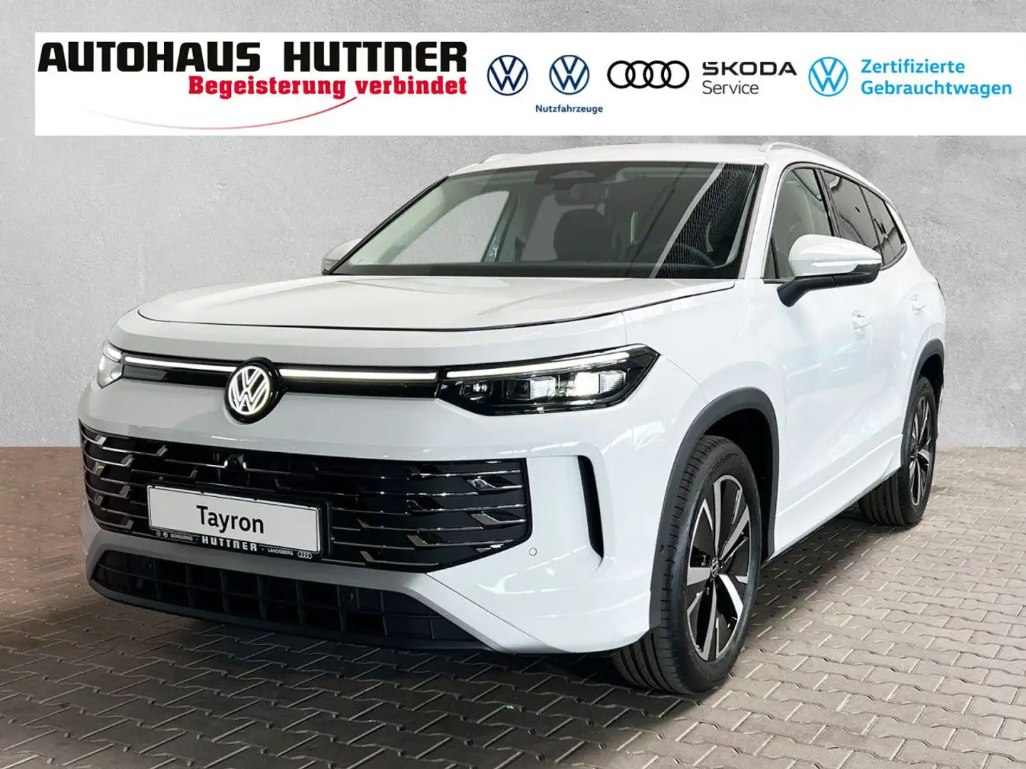 Volkswagen Tayron ELEGANCE 1.5 eTSI DSG AHK 7-SITZER LED Navi Weiß - 1
